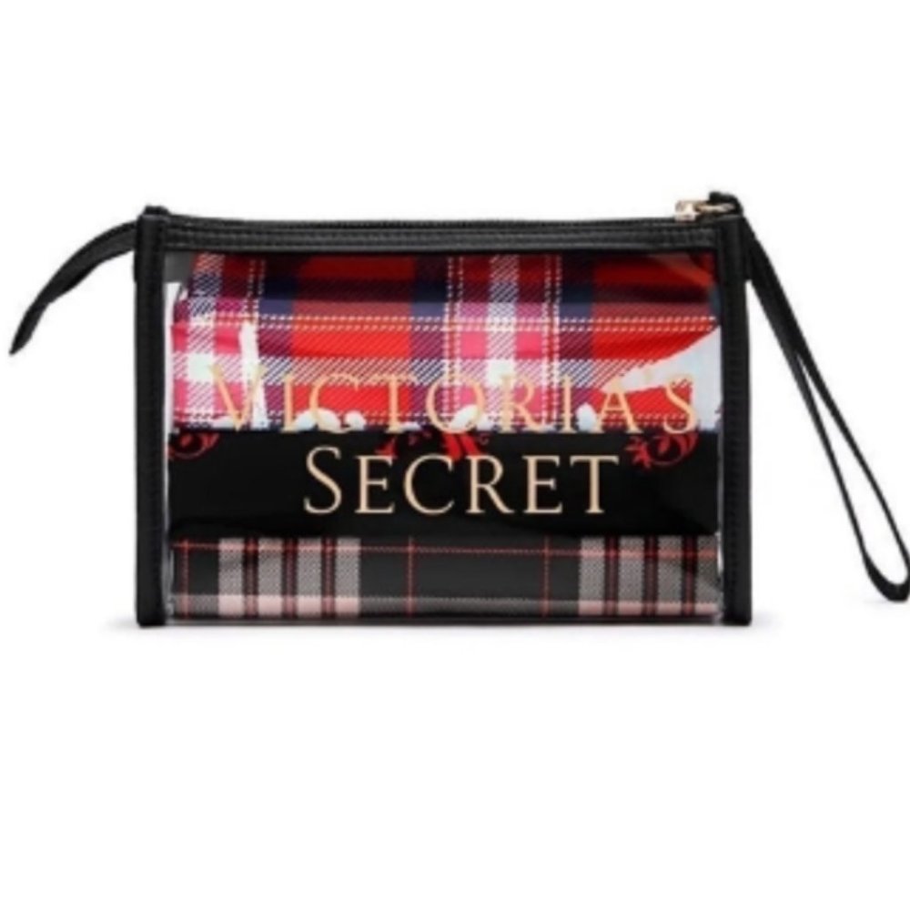 Victorias Secret 4 PC organize TRAVEL PACKABLE BAG SET LAUNDRY LINGERIE SHOES